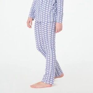 Roller Rabbit Blue Elephant Print Kids Pajama Set